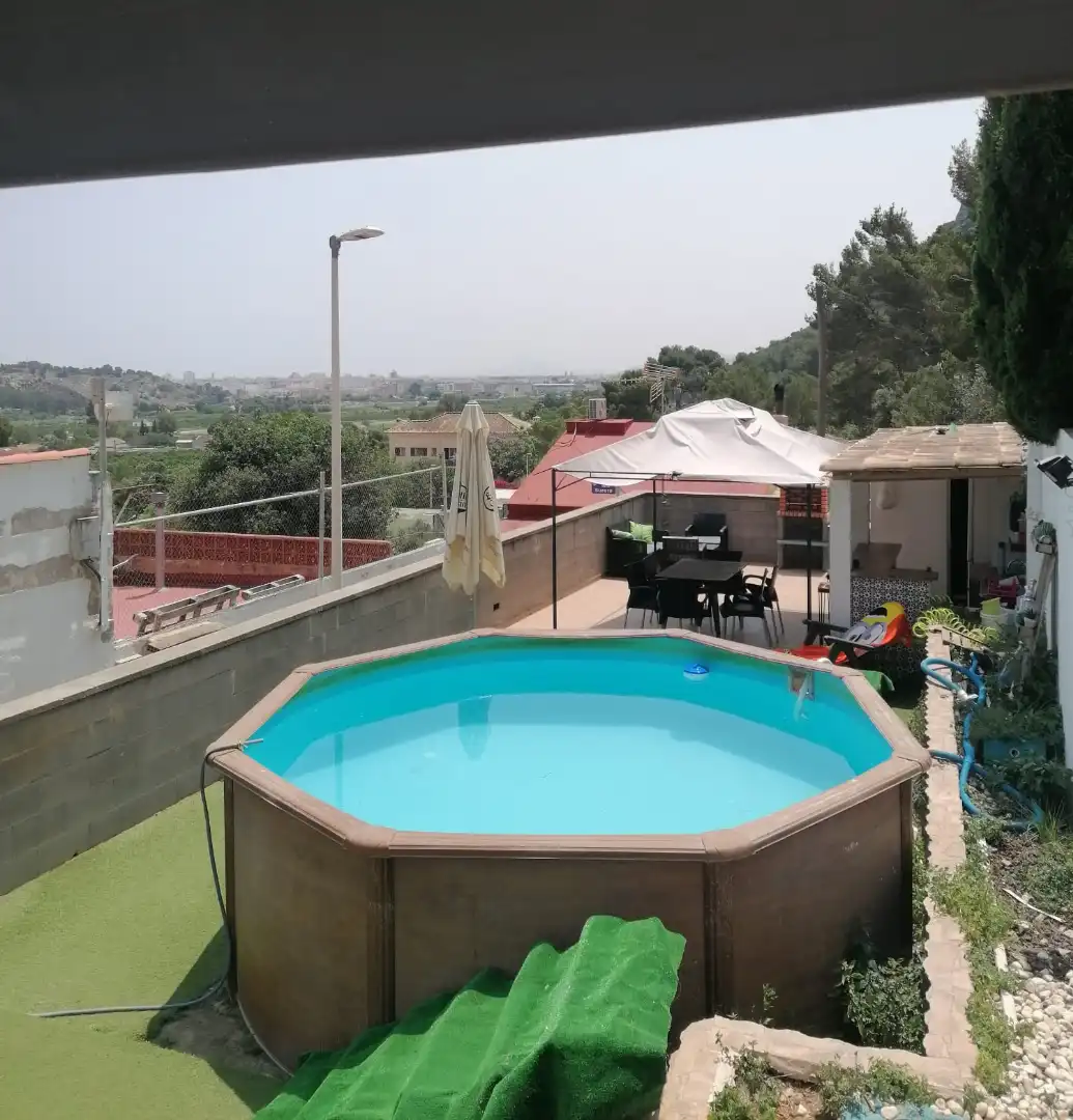 Swimming pool of Houses for sale in Gandia  with Air Conditioner, Heating and Private garden