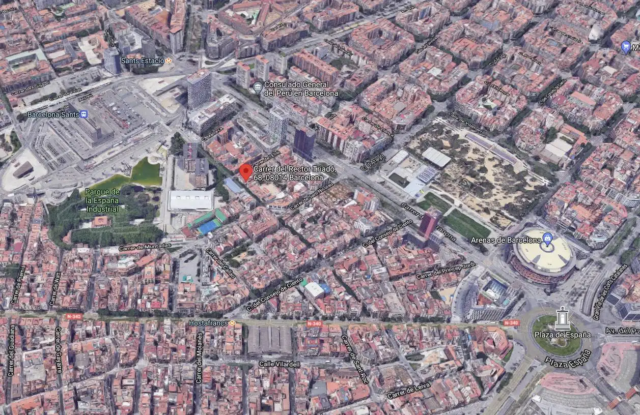 Vista exterior de Oficina en venta en Barcelona con Terraza