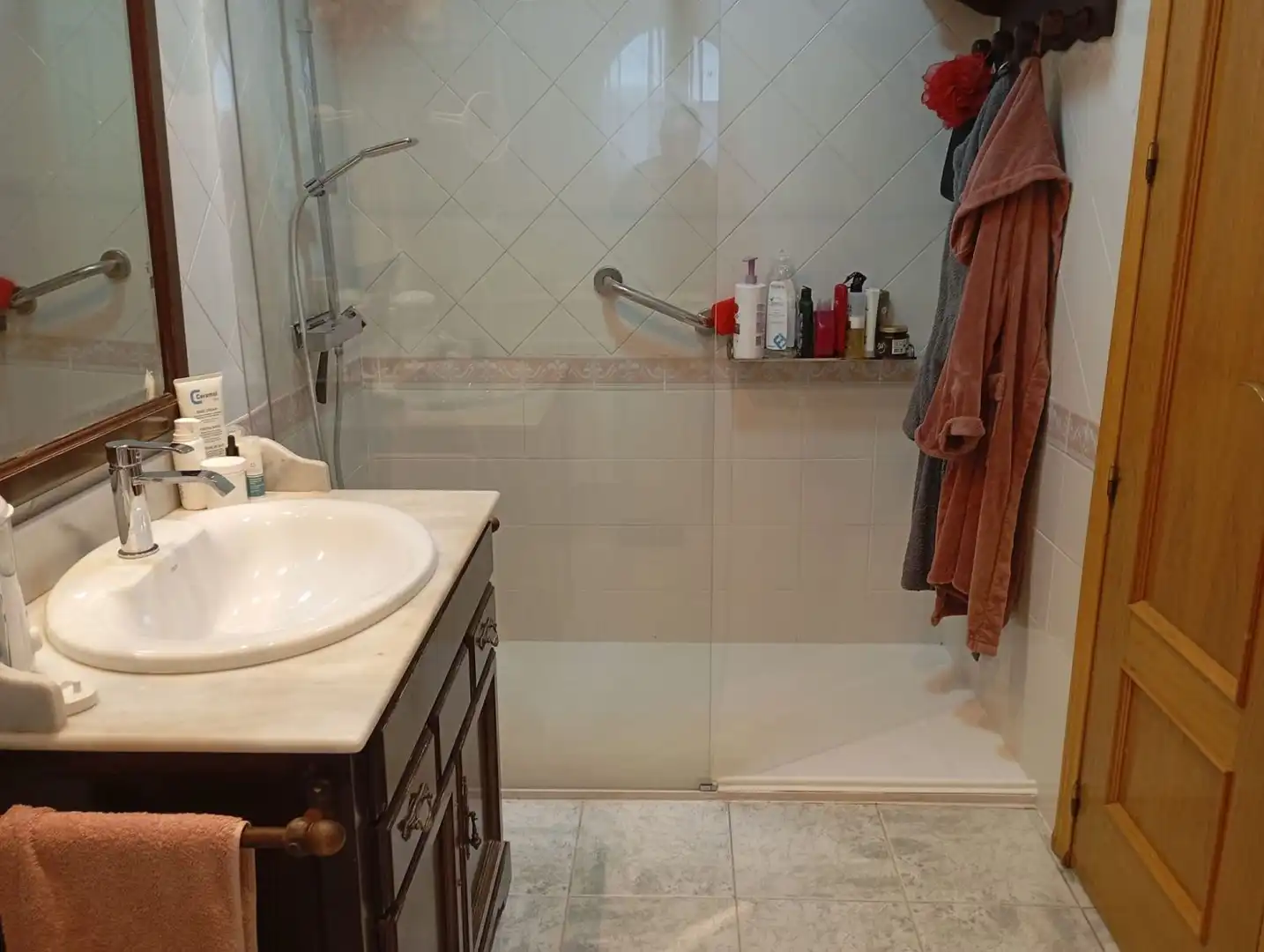 Badezimmer von Haus oder Chalet zum Verkauf in Valdepeñas mit Klimaanlage, Heizung und Terrasse