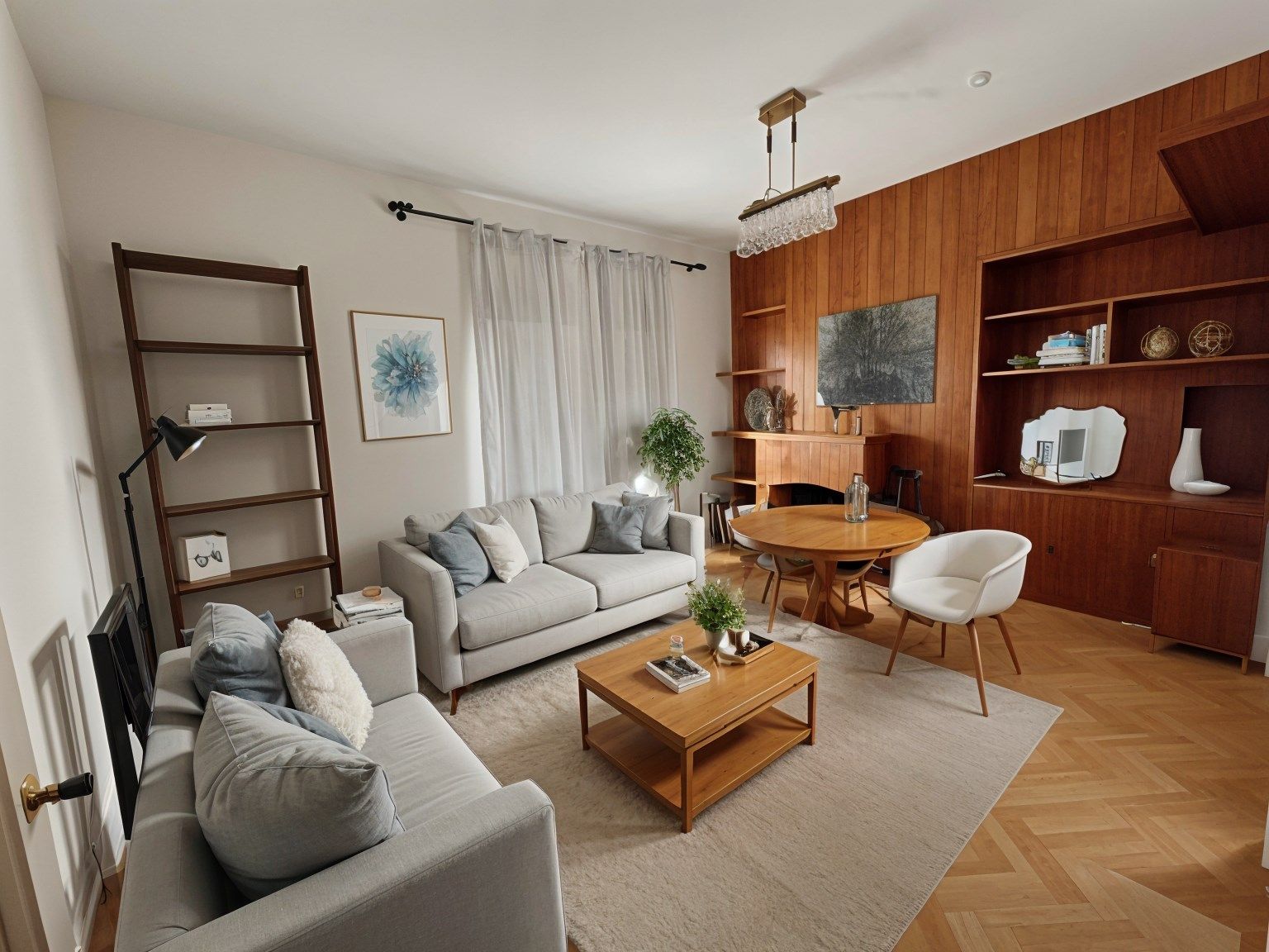 Living room of Flat for sale in Girona Capital  with Heating and Storage room