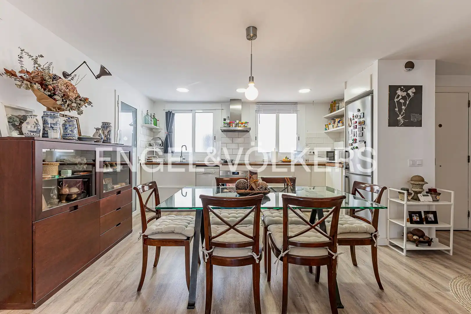 Comedor de Piso en venta en Barcelona con Calefacción, Parquet y Terraza