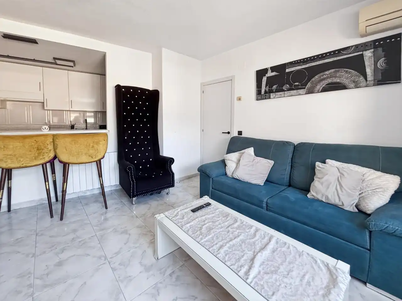 Sala de estar de Dúplex en venta en Colmenarejo con Terraza