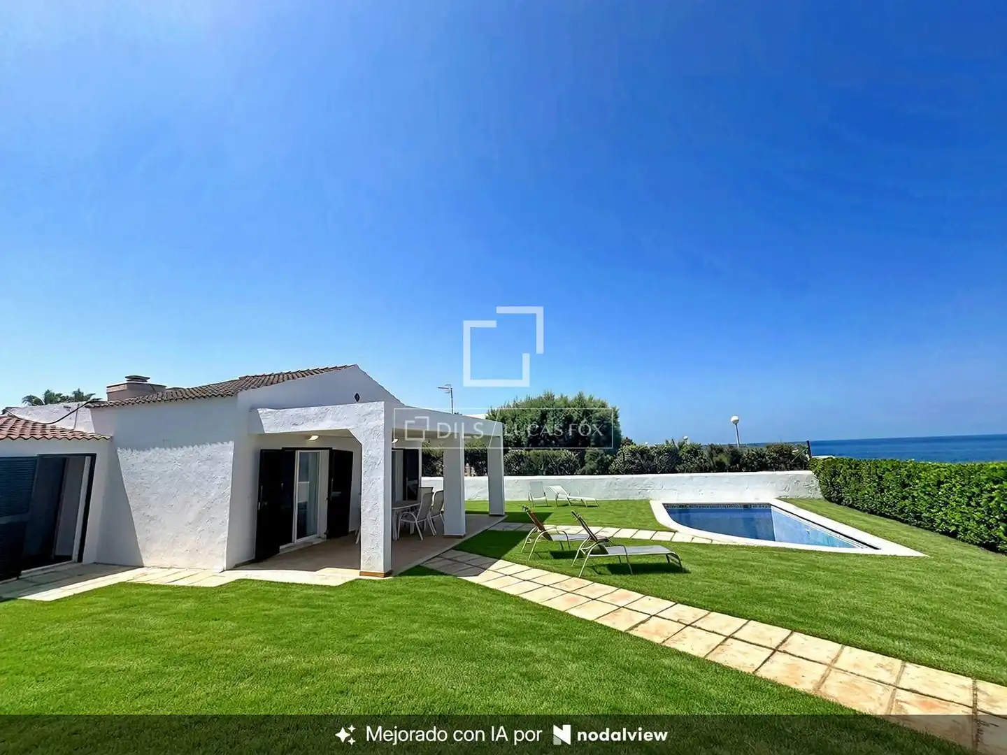 Jardí de Casa o xalet en venda en Ciutadella de Menorca amb Aire condicionat, Jardí privat i Piscina