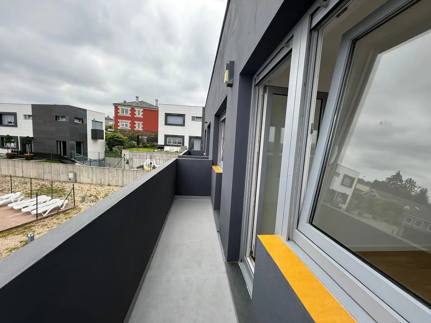 Terraza de Casa adosada en venta en Lugo con Calefacción y Jardín privado