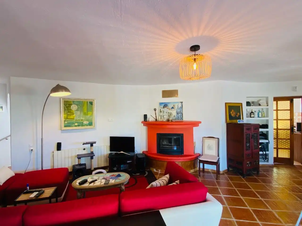 Sala d'estar de Casa o xalet en venda en Altea amb Calefacció, Jardí privat i Terrassa