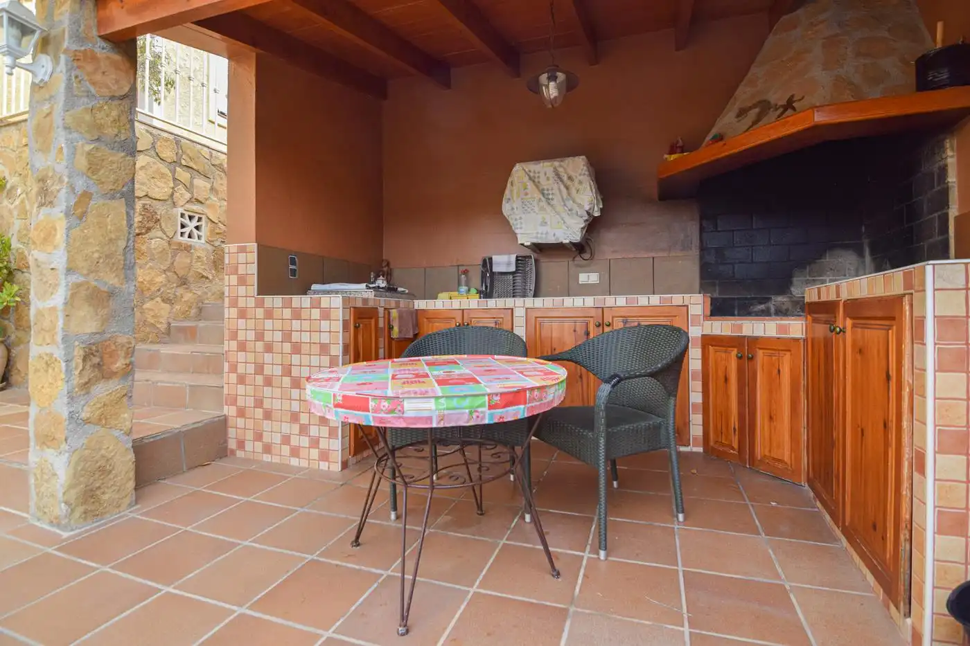 Garden of Houses for sale in La Nucia  with Air Conditioner, Heating and Swimming Pool