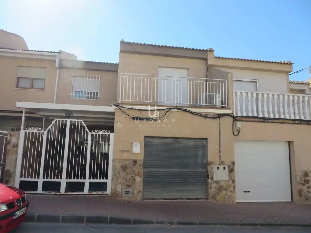 Vista exterior de Casa adosada en venda en Murcia