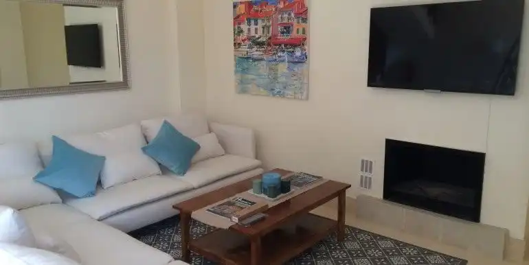 Sala de estar de Ático de alquiler en Sotogrande con Aire acondicionado, Terraza y Piscina