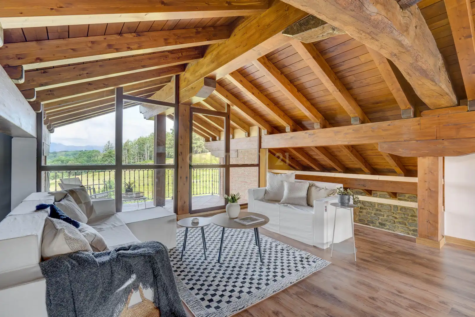 Sala d'estar de Casa o xalet en venda en Larraun