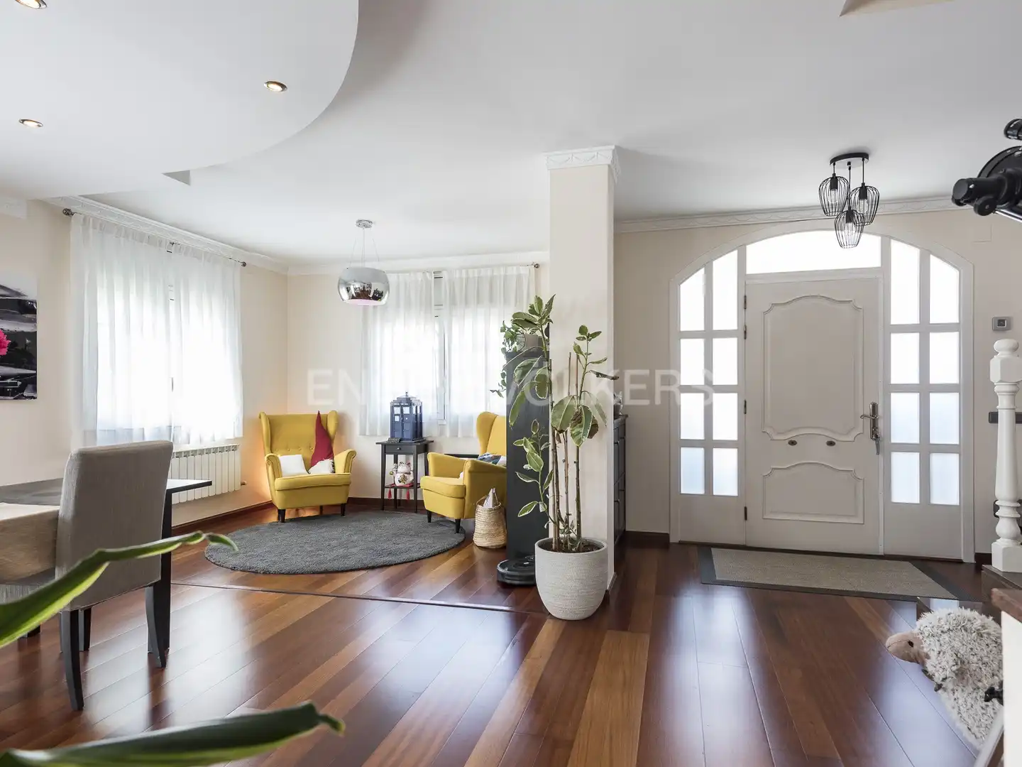 Sala de estar de Casa o chalet de alquiler en Granollers con Aire acondicionado, Calefacción y Jardín privado