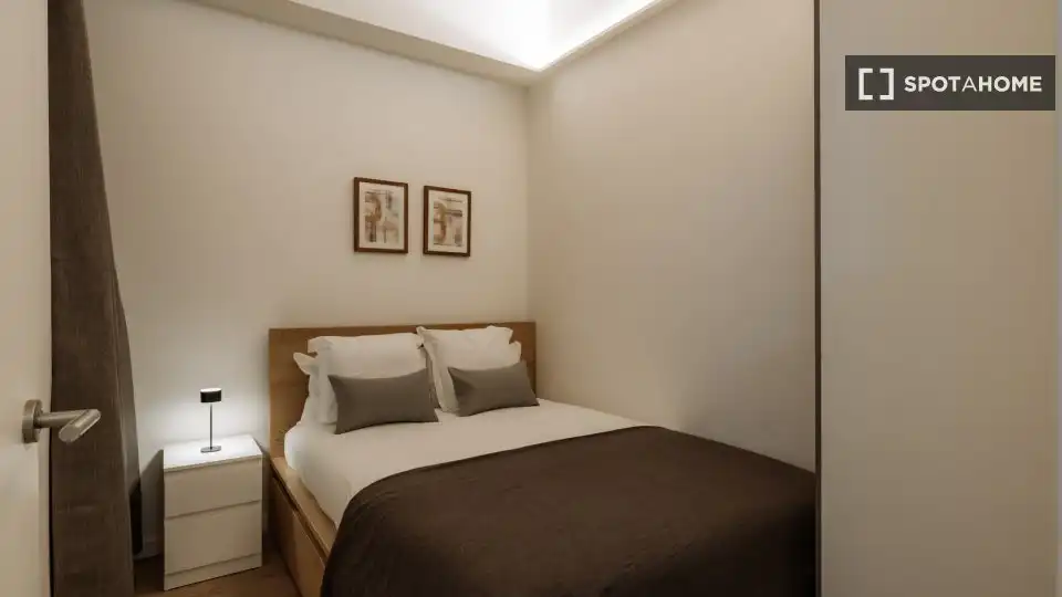 Habitación de Piso de alquiler en Barcelona con Aire acondicionado, Calefacción y Amueblado