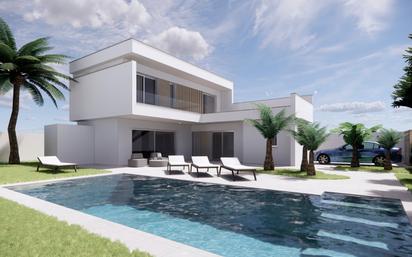 Swimming pool of House or chalet for sale in San Javier  with Air Conditioner, Terrace and Swimming Pool