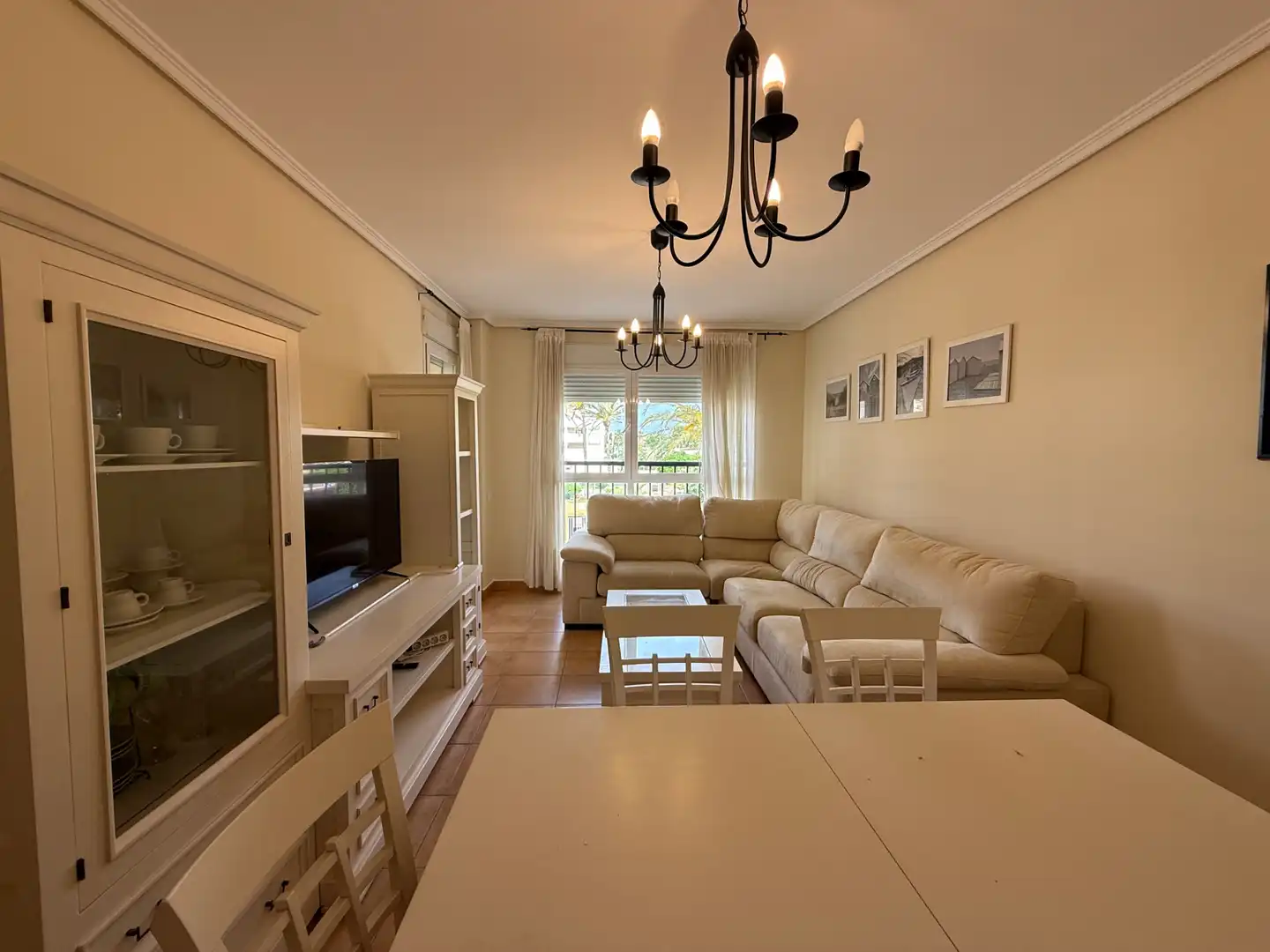Sala d'estar de Apartament en venda en Dénia amb Aire condicionat, Calefacció i Terrassa