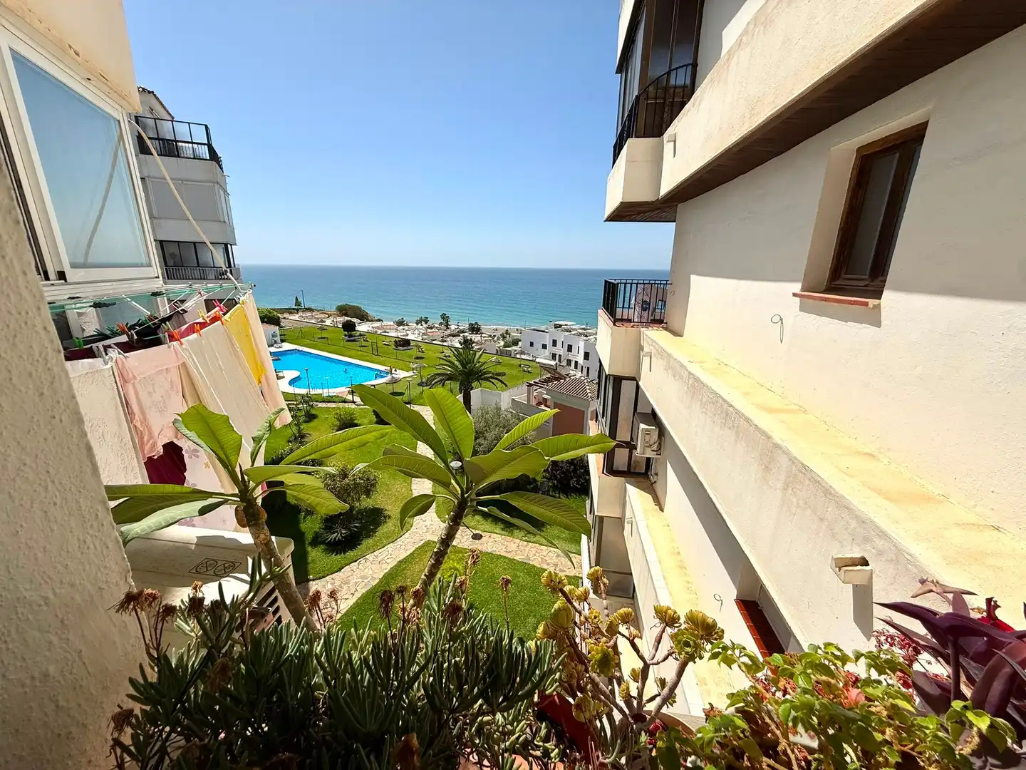 Exterior view of Flat for sale in Torrox  with Air Conditioner, Private garden and Storage room