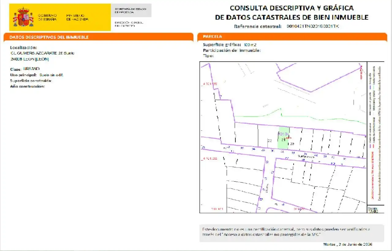 Grundstücke und Bauplätze zum Verkauf in Calle Gumersindo Azcarate, imagen 5