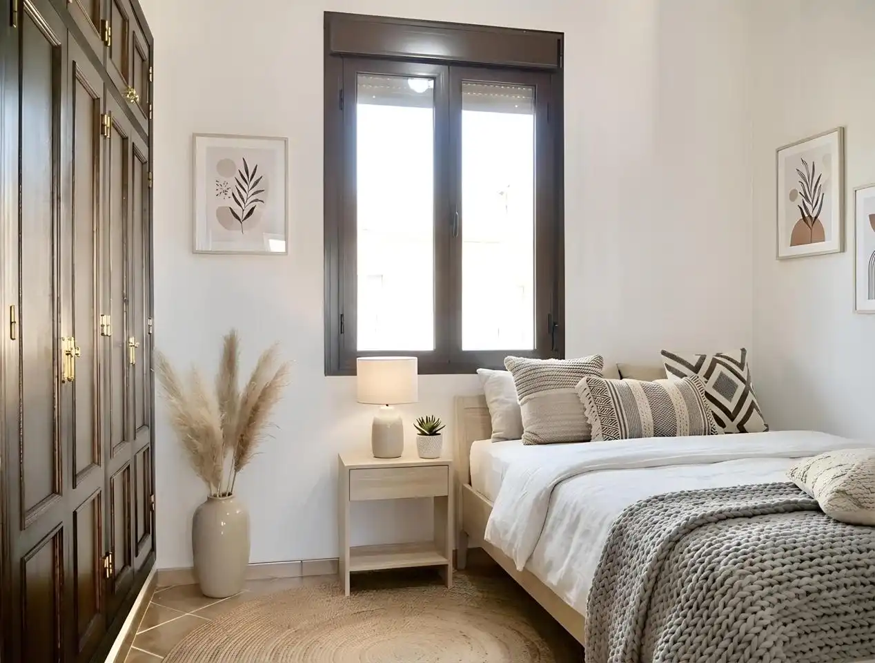 Dormitori de Casa o xalet en venda en Hinojos amb Jardí privat i Moblat