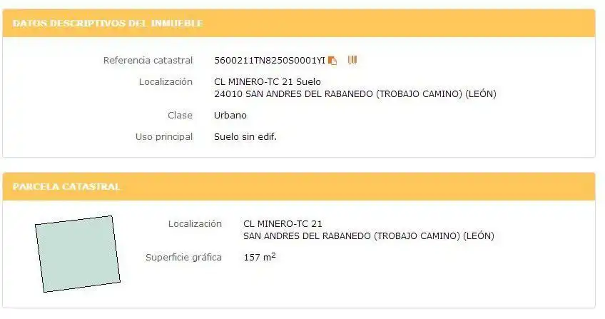 Terreni e lotti in vendita a Trobajo del Camino, imagen 2