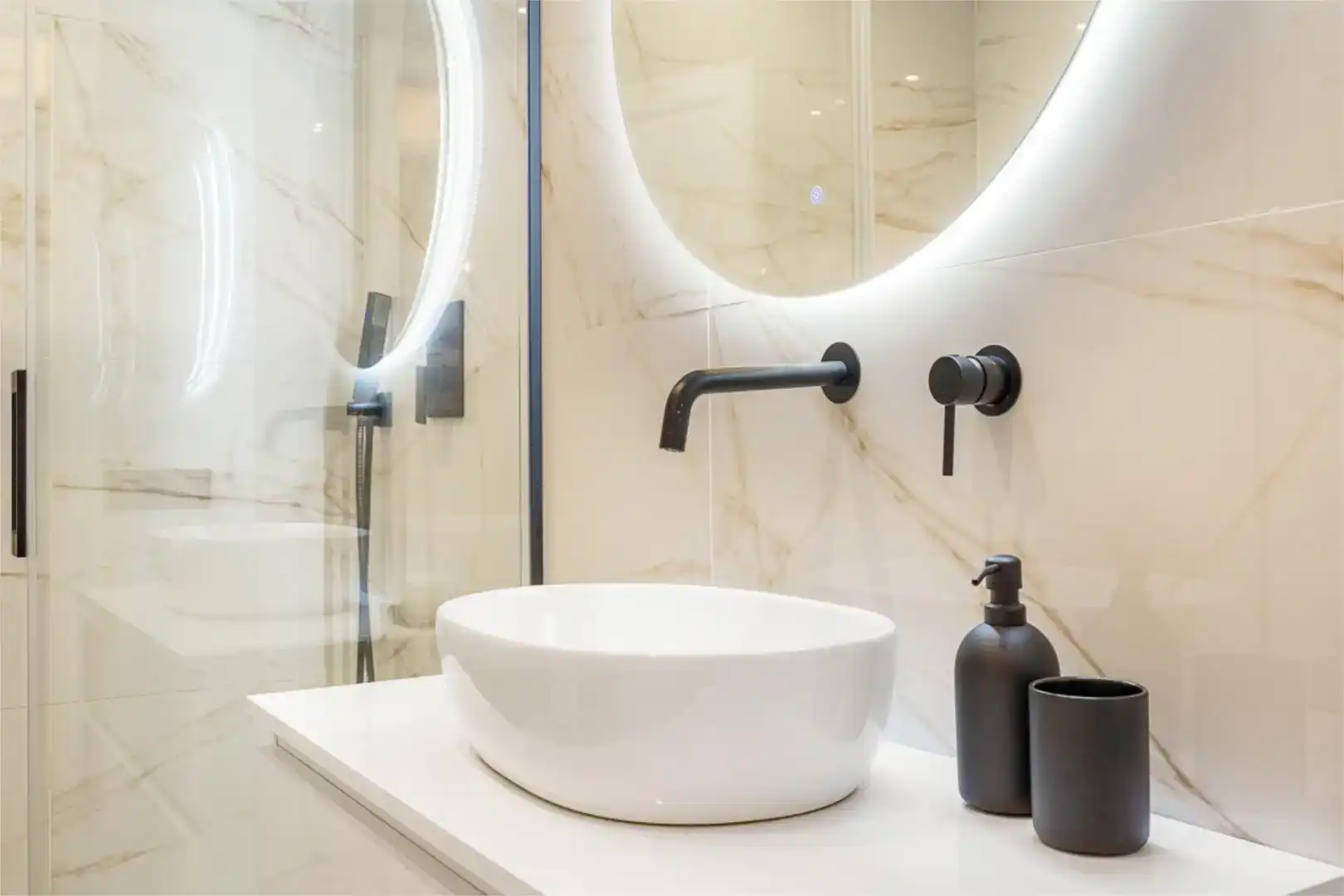 Baño de Casa o chalet de alquiler en Ciutadella de Menorca con Aire acondicionado, Jardín privado y Piscina