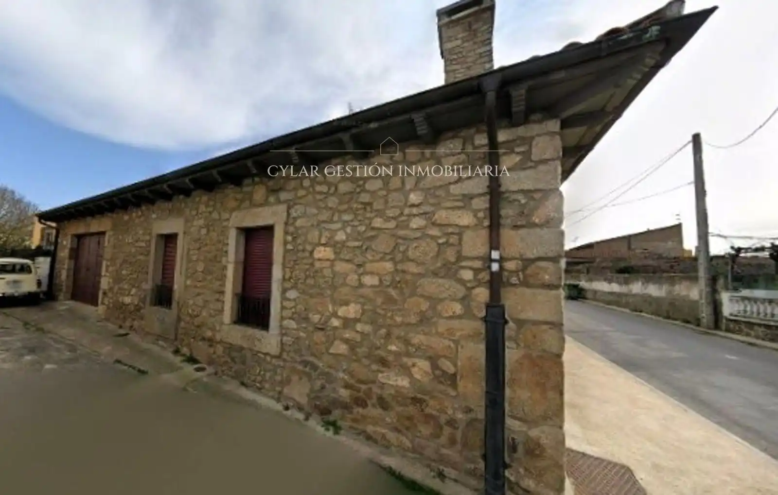 Vista exterior de Casa adosada en venta en Bañobárez con Calefacción, Amueblado y Horno