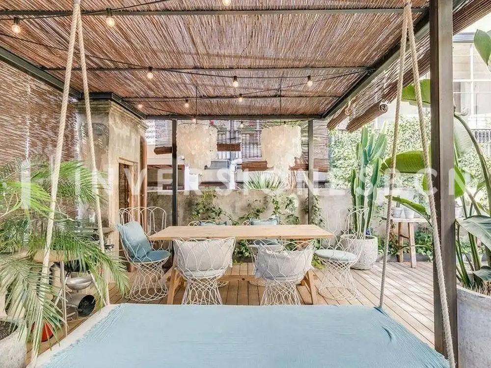Terraza de Piso de alquiler en Barcelona con Aire acondicionado, Calefacción y Terraza