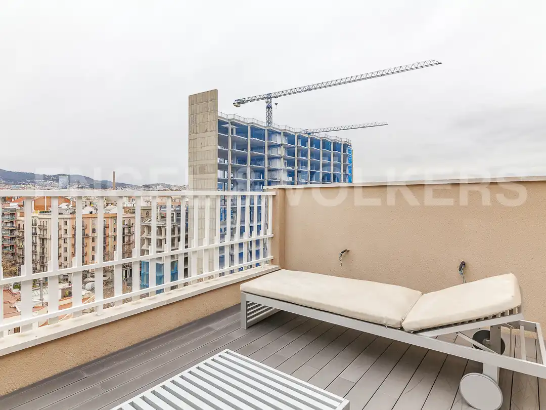 Terrasse von Dachboden zum Verkauf in Barcelona mit Klimaanlage, Heizung und Terrasse