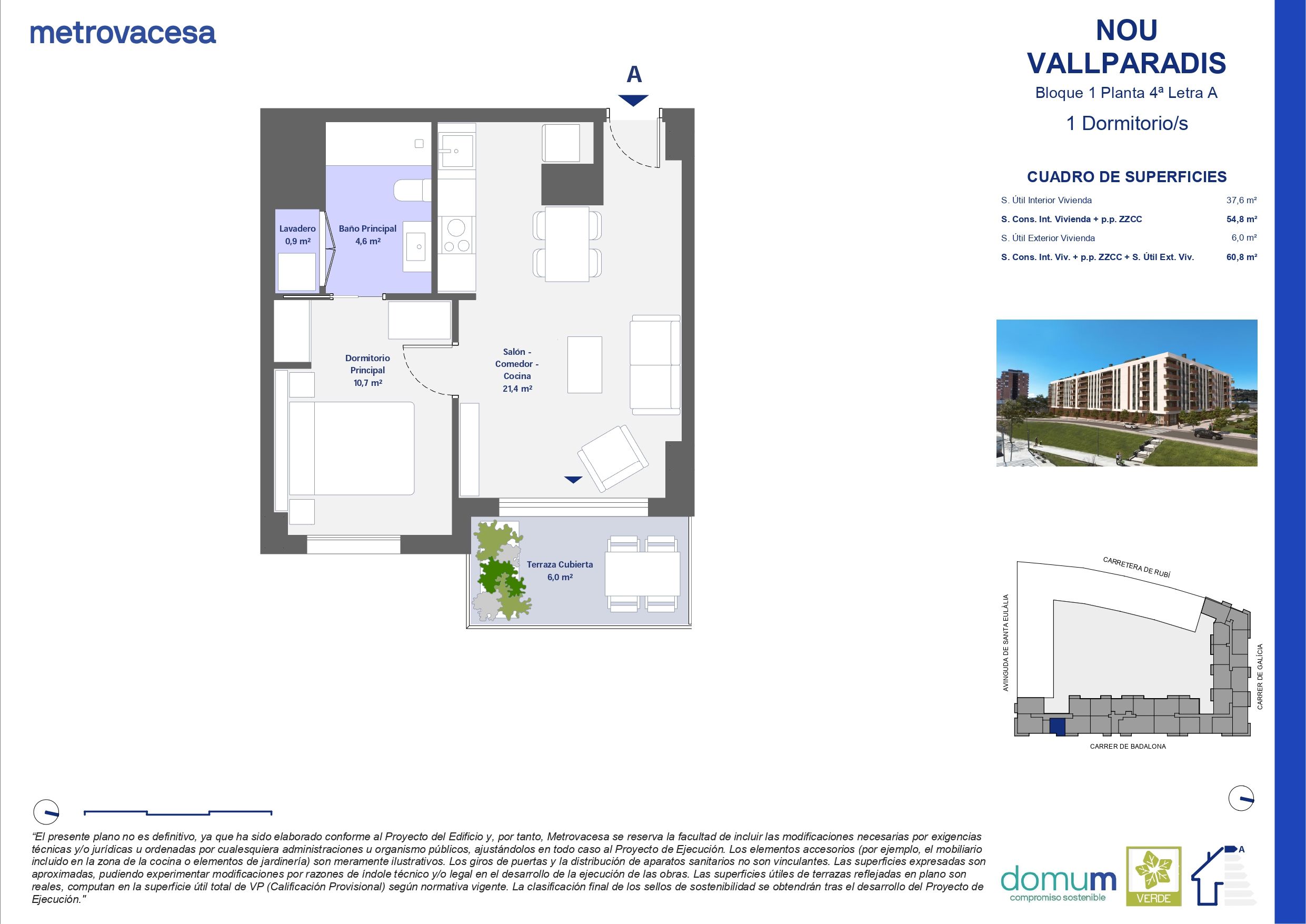 Pis en venda en Terrassa amb Aire condicionat, Calefacció i Jardí privat