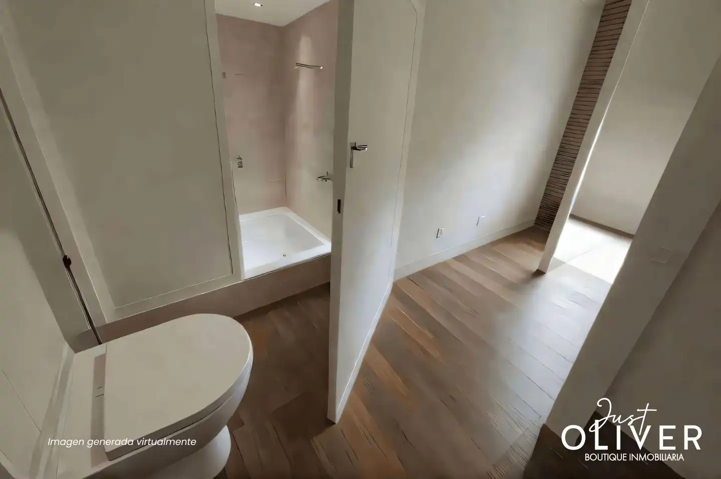 Badezimmer von Dachboden zum Verkauf in Cambrils mit Heizung, Terrasse und Balkon