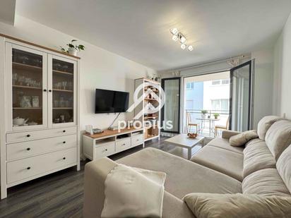 Living room of Flat for sale in Gijón   with Heating, Parquet flooring and Terrace