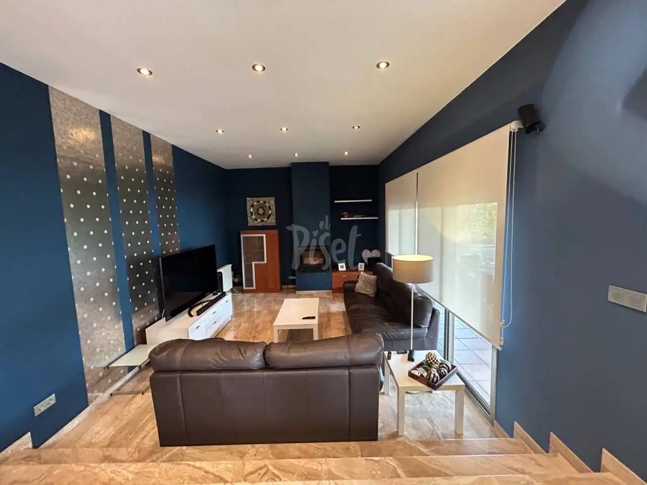 Sala d'estar de Casa o xalet en venda en El Catllar  amb Aire condicionat, Calefacció i Jardí privat