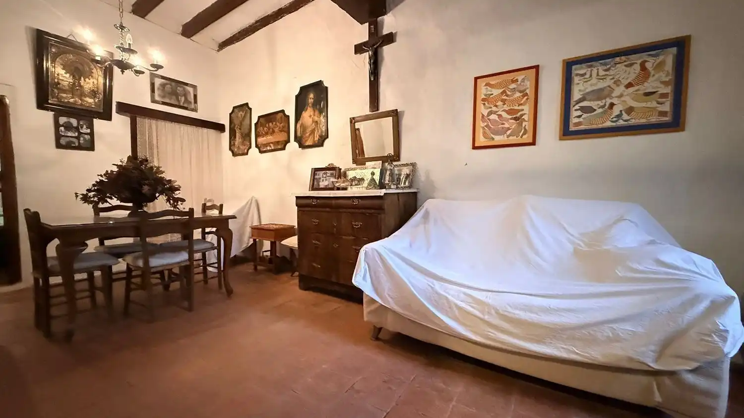 Sala d'estar de Casa o xalet en venda en Mosqueruela amb Jardí privat, Terrassa i Traster