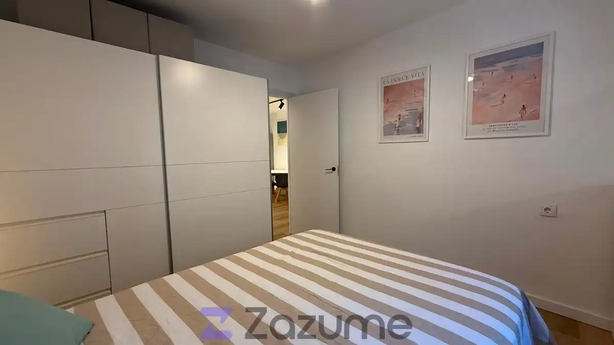 Bedroom of Flat for rent in Murcia  with Terrace, Furnished and Oven