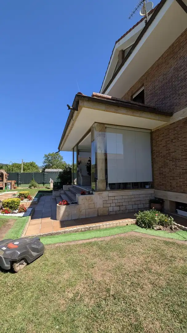 Exterior view of Houses for sale in Los Corrales de Buelna   with Heating, Private garden and Terrace