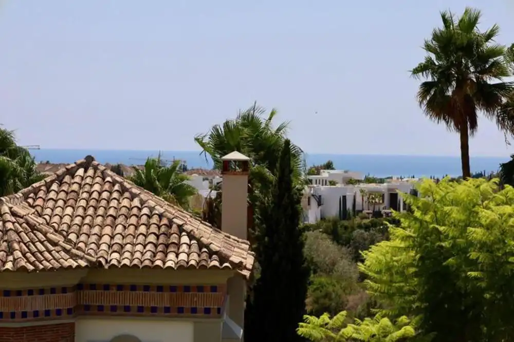 Exterior view of Houses for rent in Marbella  with Air Conditioner, Terrace and Furnished