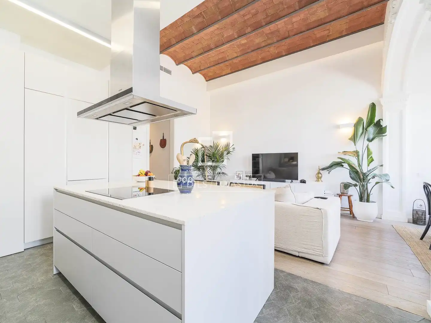 Cocina de Piso en venta en Barcelona con Aire acondicionado, Terraza y Balcón