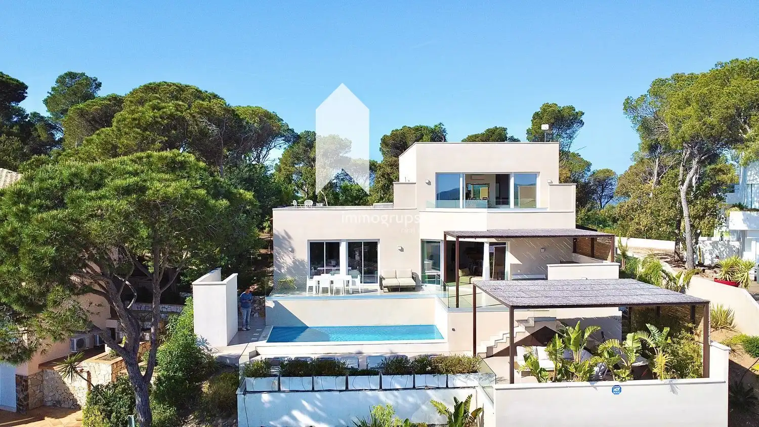 Vista exterior de Casa o chalet en venta en Calonge i Sant Antoni con Aire acondicionado, Calefacción y Terraza
