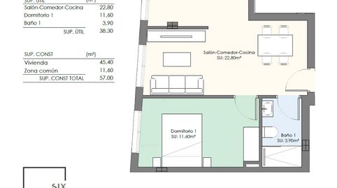 Foto 2 de Apartamento en venta en Zona Playa de los Locos, Torrevieja