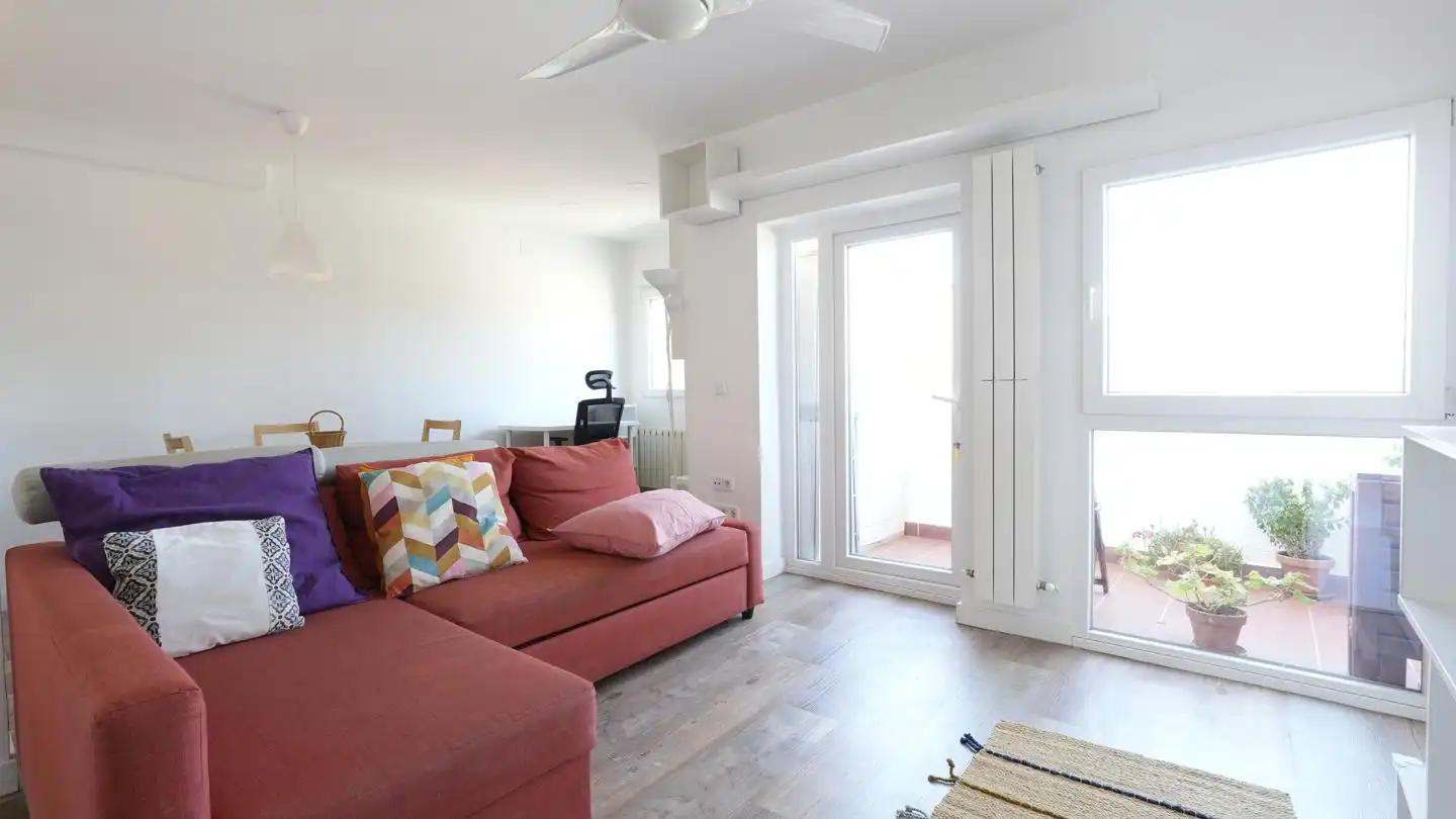 Living room of Flat for sale in Madrid  with Heating and Terrace