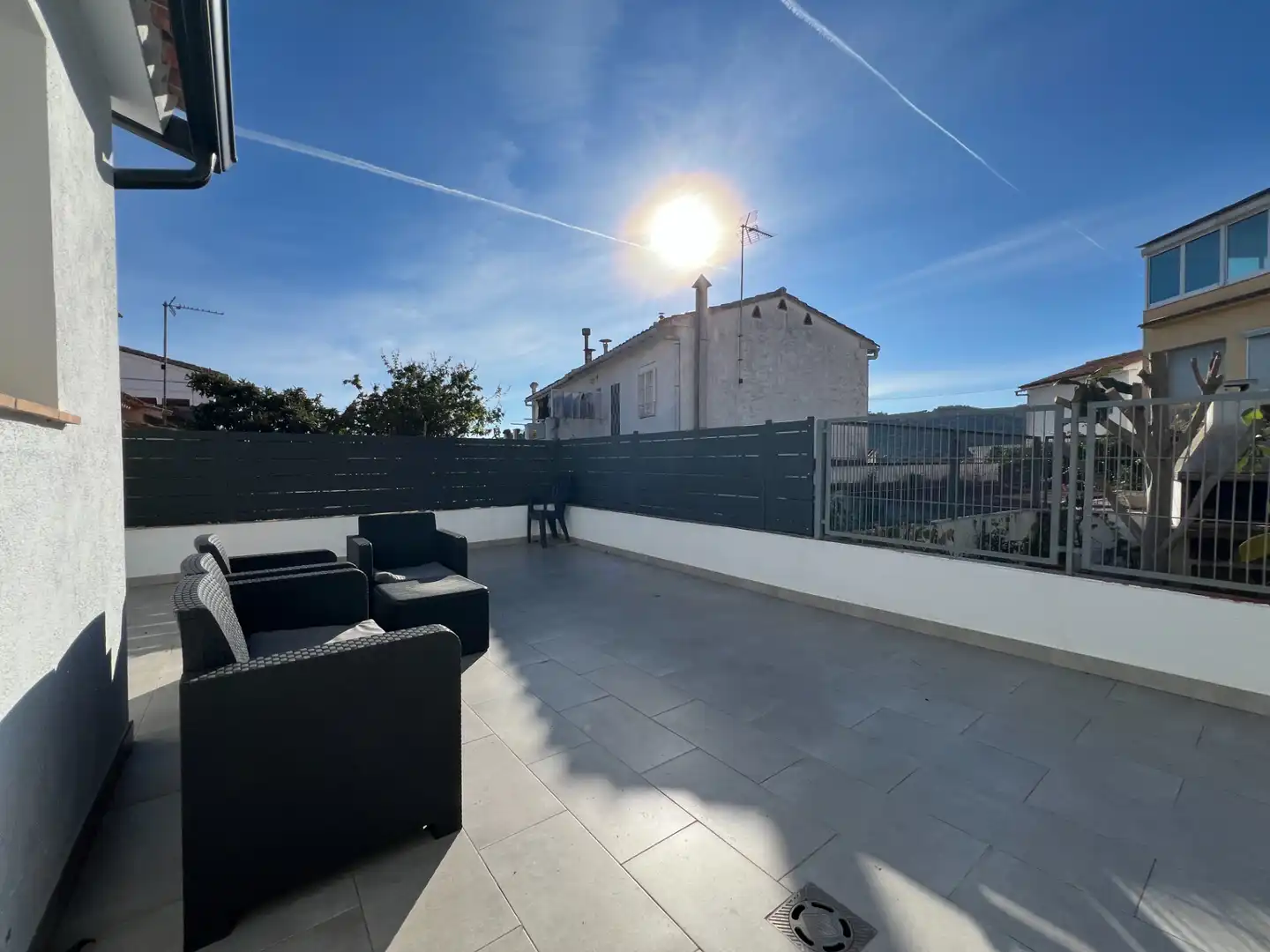 Terrace of Detached homes for sale in Sant Feliu de Guíxols  with Air Conditioner, Heating and Parquet flooring