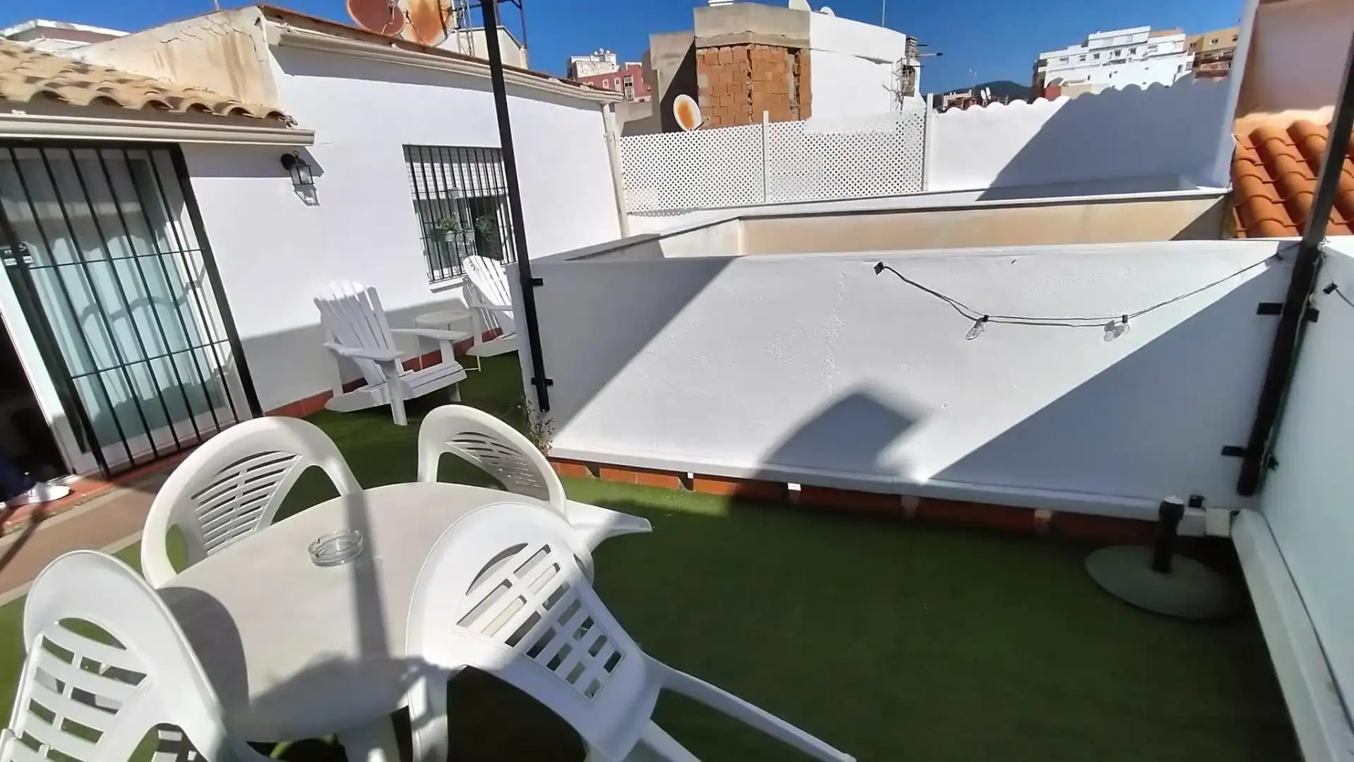Terrace of Attic for rent in Málaga  with Air Conditioner, Heating and Terrace