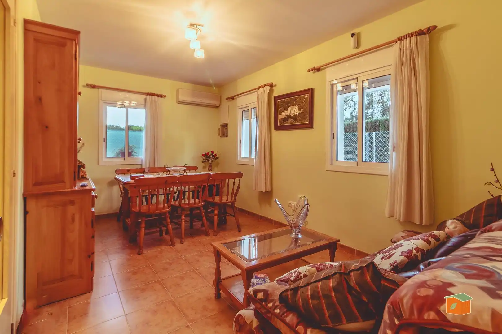 Dining room of Houses for sale in Tortosa  with Air Conditioner, Heating and Private garden