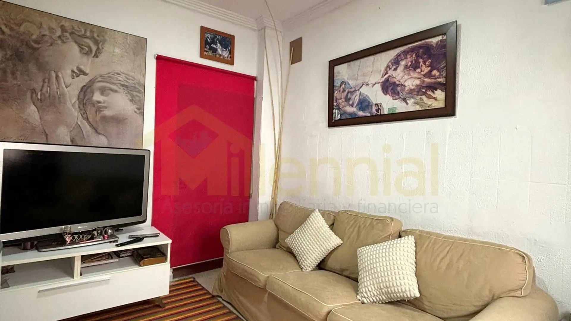 Living room of Single-family semi-detached for sale in  Sevilla Capital  with Air Conditioner