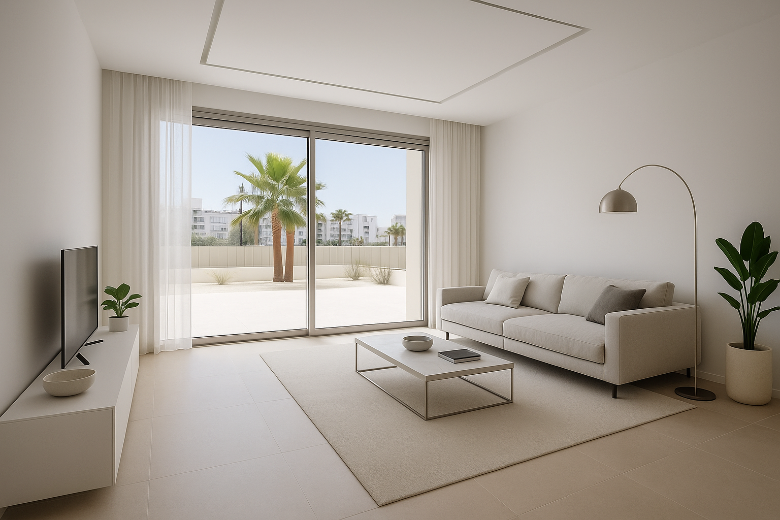 Living room of Planta baja to rent in Eivissa  with Terrace, Swimming Pool and Furnished