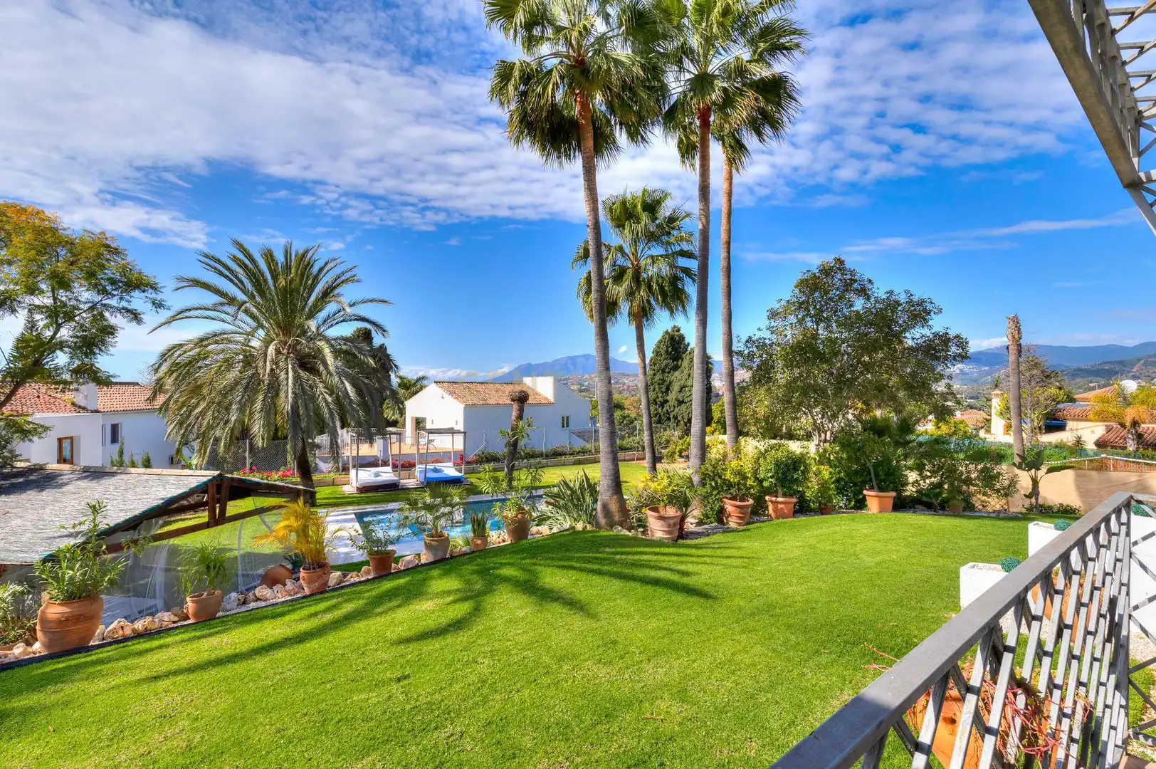 Jardín de Casa o chalet en venta en Marbella con Aire acondicionado, Jardín privado y Piscina