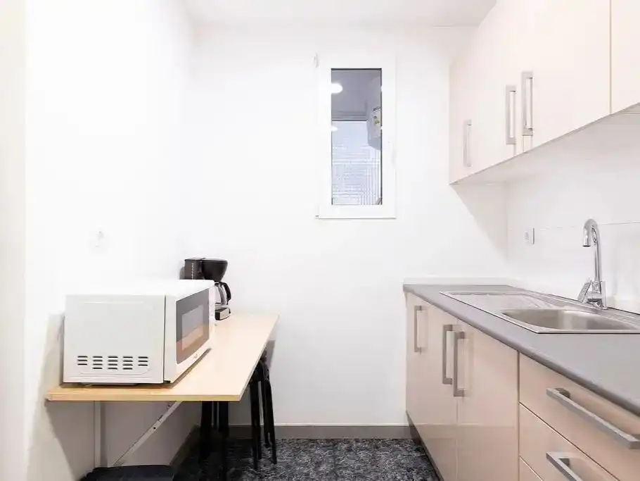 Cuina de Apartament per a compartir en San Vicente del Raspeig / Sant Vicent del Raspeig amb Aire condicionat i Moblat