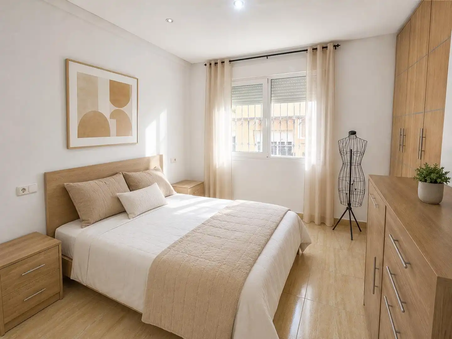 Bedroom of Flat for sale in La Unión  with Air Conditioner and Furnished