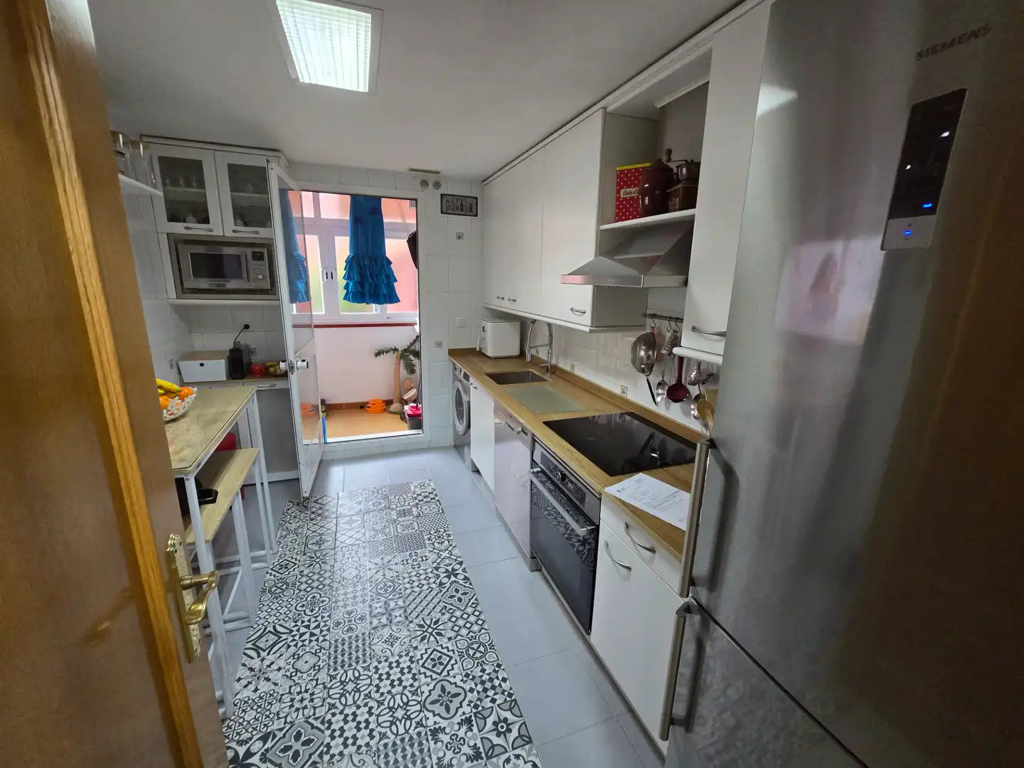 Kitchen of Flat for sale in Madrid  with Air Conditioner, Heating and Terrace