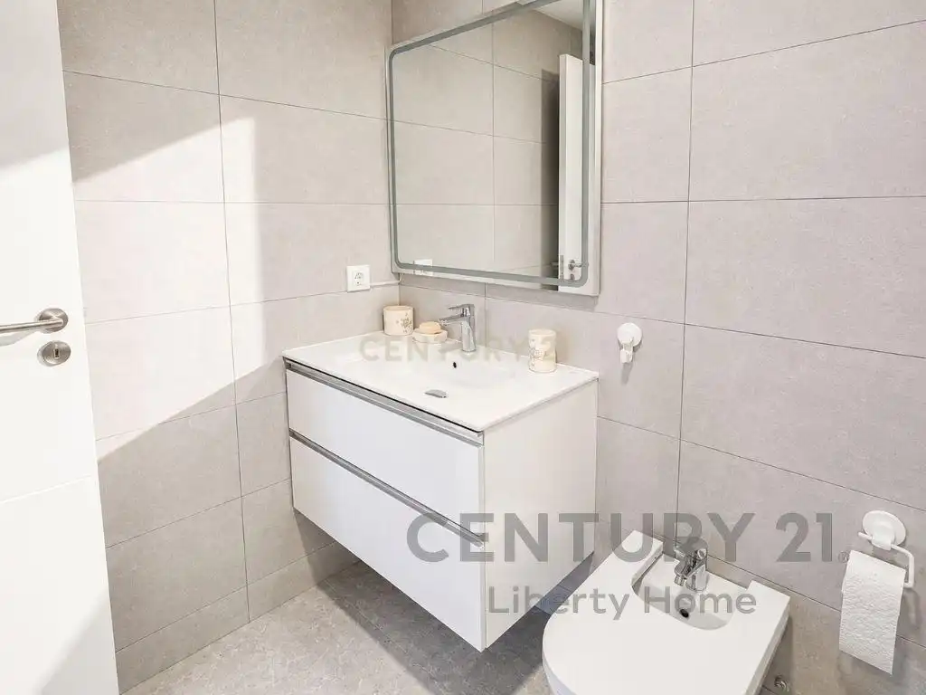 Bany de Apartament de lloguer en Valencia amb Aire condicionat, Jardí privat i Forn