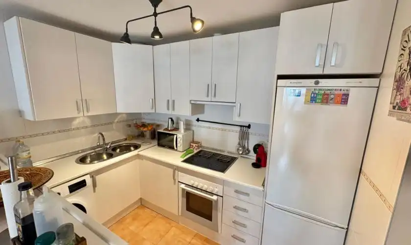 Kitchen of Flat for sale in Carboneras  with Air Conditioner, Terrace and Storage room