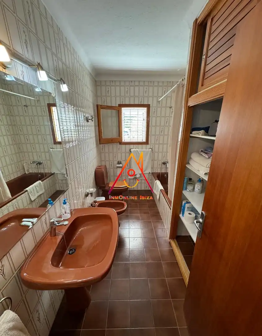 Baño de Finca rústica de alquiler en Eivissa con Jardín privado, Terraza y Amueblado