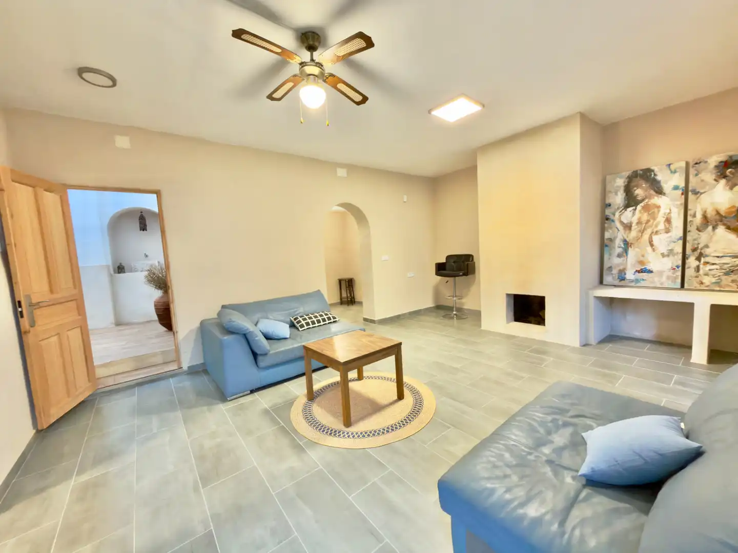 Living room of Ground floor for sale in Bornos  with Air Conditioner, Private garden and Furnished